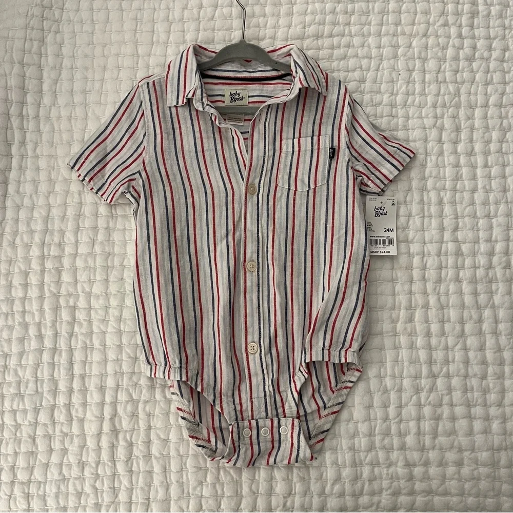 3-Pack NWT Button-up Toddler Shirts (Various sizes 12-24 M) - Picture 4 of 7